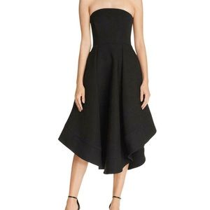 C/Meo Collective making waves midi dress (black)